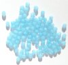 100 4mm Faceted Light Blue Opal Lustre Firepolish Beads